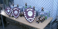 JD5s End of Season Plaque, Trophies and Beer